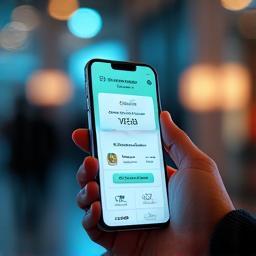 Afbeelding van een smartphone-app voor het boeken van een slaapcapsule.